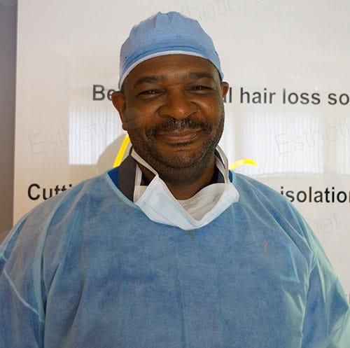 Portrait of Dr Patrick Mwamba